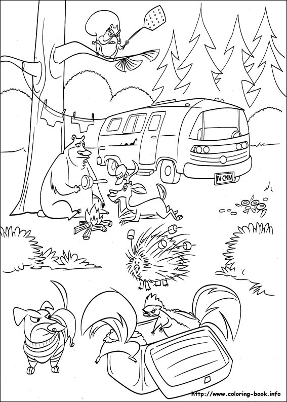 Open Season coloring picture